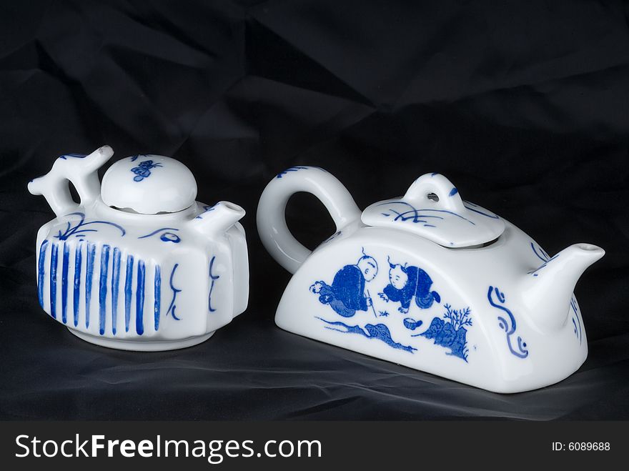 Pair Of Ancient Teapot