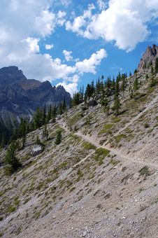 Hiking In Rocky Mountains Royalty Free Stock Photos Hiking In Rocky Mountains Royalty Free Stock Photos