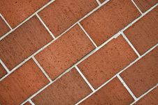 Diagonal Brick Structure Stock Photography Diagonal Brick Structure Stock Photography