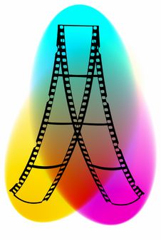 Film(CMYK) Stock Image
