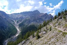 Hiking In Rocky Mountains Stock Images Hiking In Rocky Mountains Stock Images