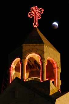 Lunar Behind Nativity Church In Bethlehem Stock Photo Lunar Behind Nativity Church In Bethlehem Stock Photo