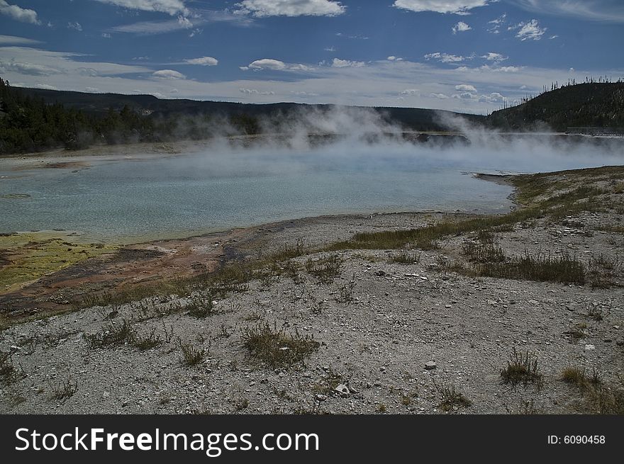 Yellow Stone Hotspring