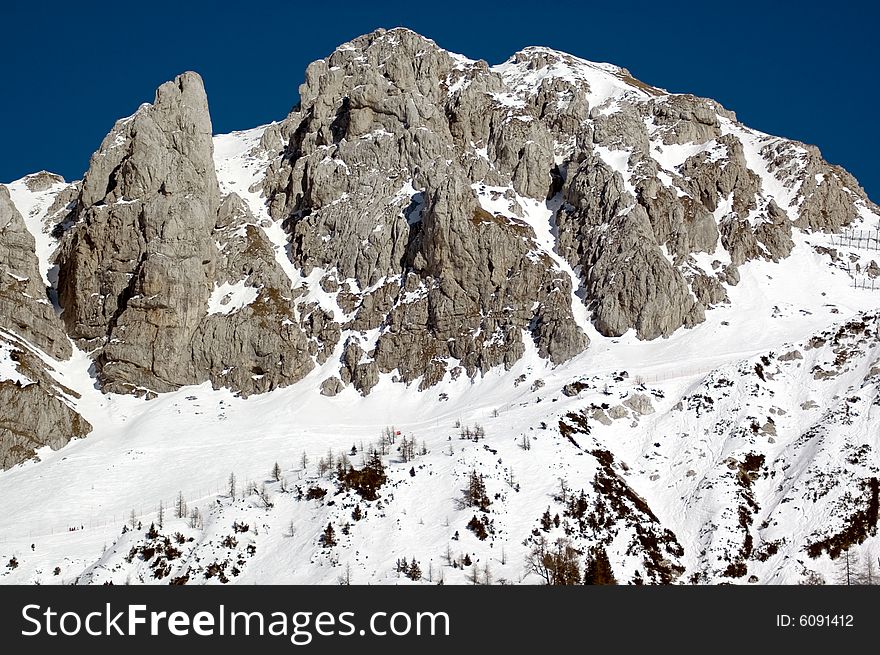 Cervinia area - Matterhorn mountain - Italia