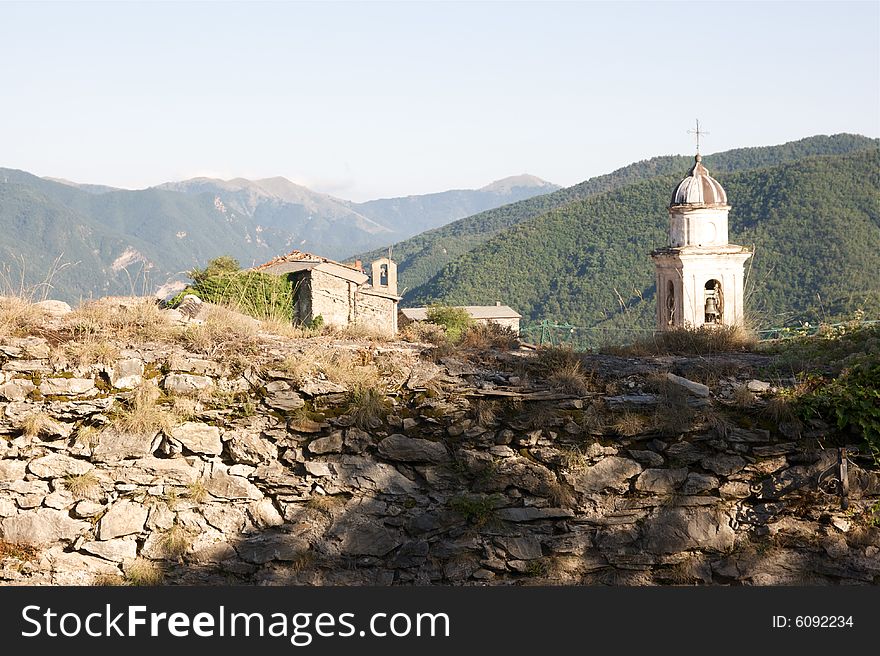 A beautiful view from Triora, a town historically associated with witches