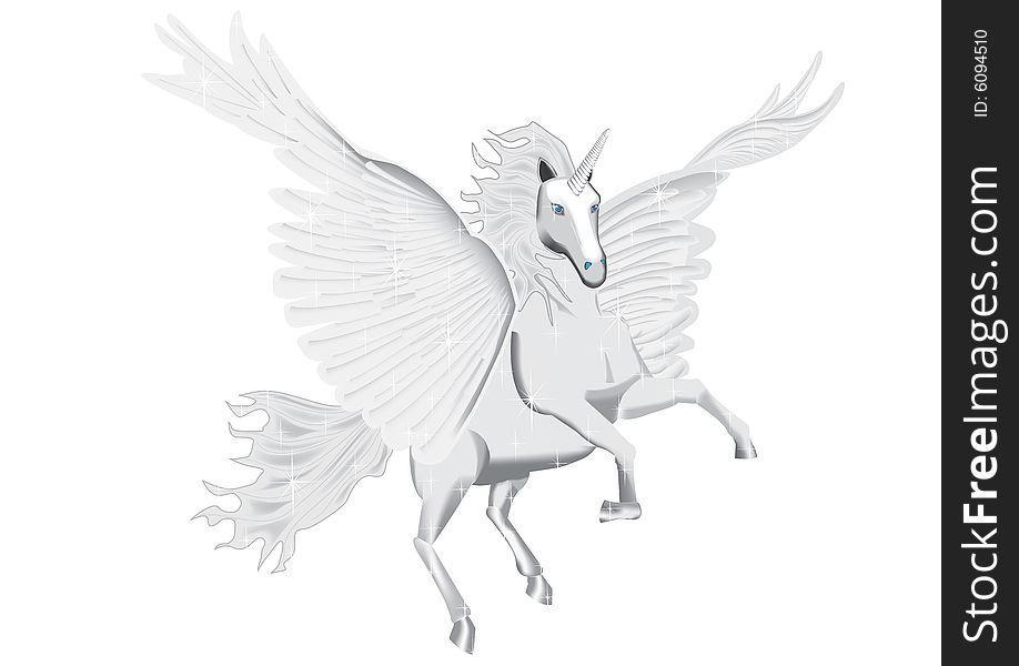 The flight of the white unicorn