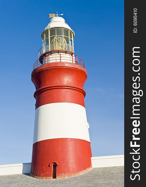 The second oldest and Southern-most lighthouse in Africa at Cape Aghullas, built in 1848. The second oldest and Southern-most lighthouse in Africa at Cape Aghullas, built in 1848.