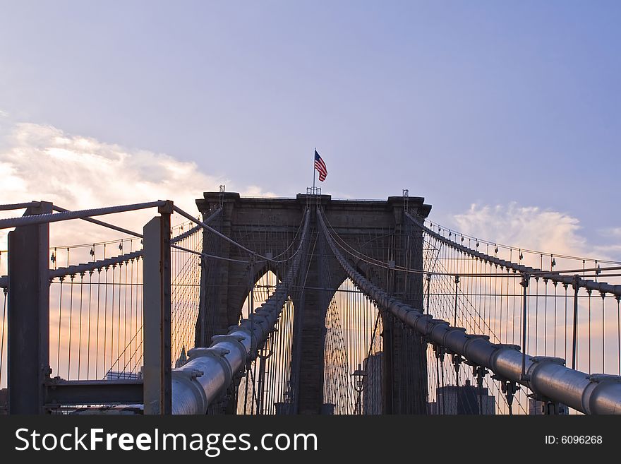 Brooklyn Bridge in New york