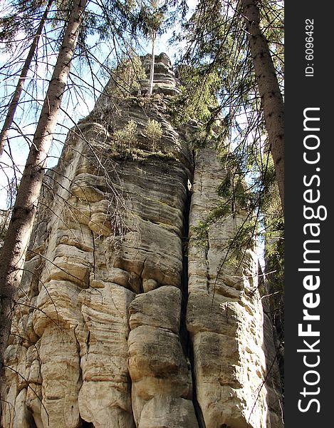 Nature and rock in the stone city