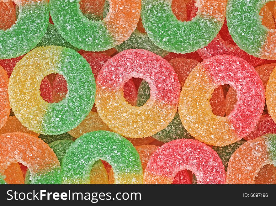 Background of multicolored sweet candies. Background of multicolored sweet candies.