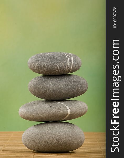 Stacked stone for stone therapy