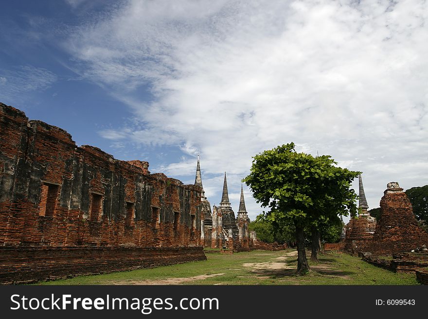 Ayutthaya the old capital city of Thailand