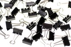 Binder Clips Stock Photo
