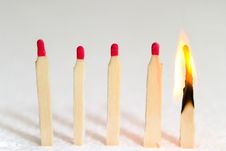 Matches 02 Royalty Free Stock Photography