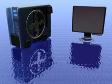 Lcd Monitor Vol 4 Stock Images
