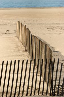 Beached Fence Royalty Free Stock Photography Beached Fence Royalty Free Stock Photography