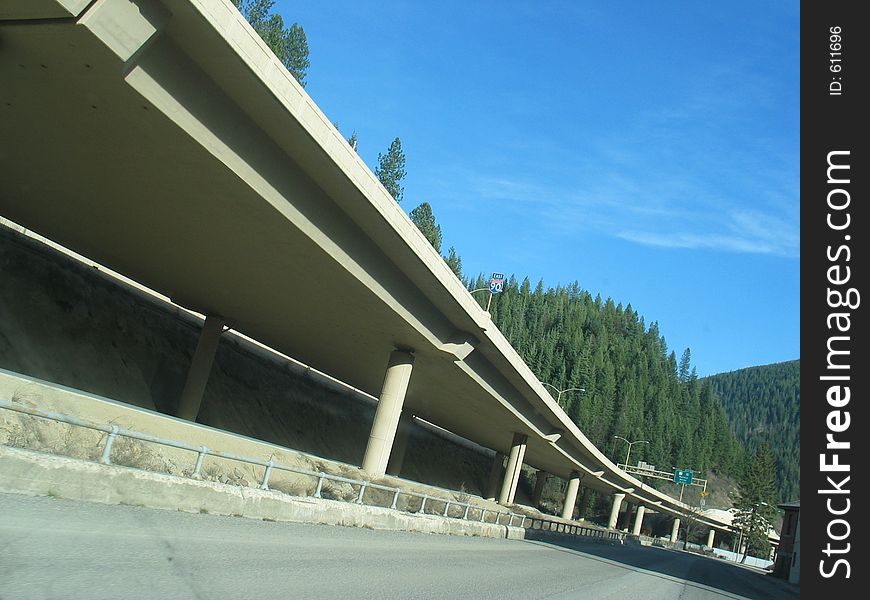 The Wallace Idaho Viaduct/Overpass. The Wallace Idaho Viaduct/Overpass