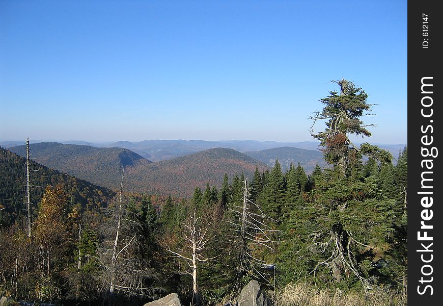 View from top of the mountain. View from top of the mountain