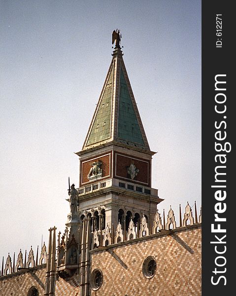 Immagine del campanile di San Marco a Venezia. Immagine del campanile di San Marco a Venezia