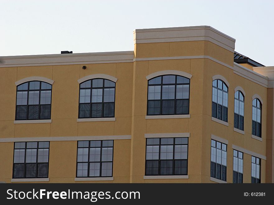 Yellow Building against sky