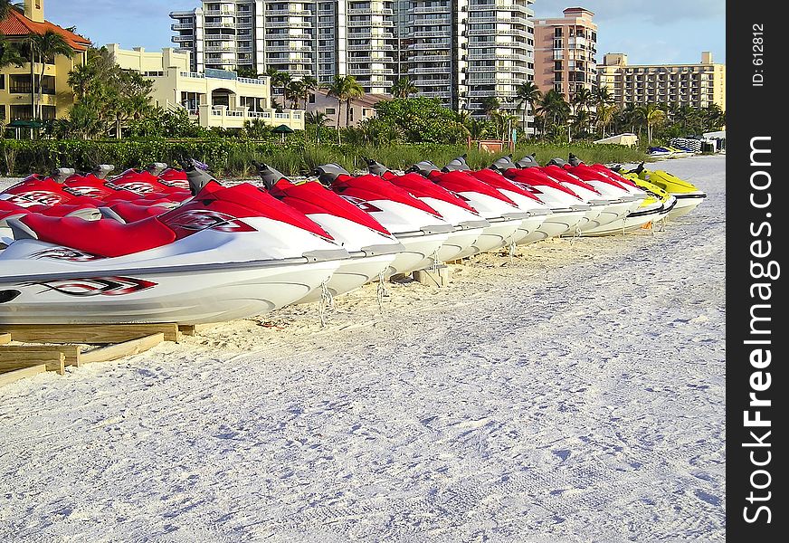 Jet Skis For Rent At The Beach