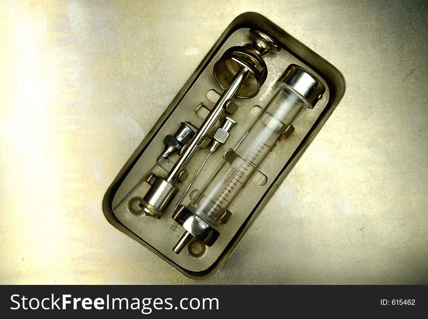 Syringe in box