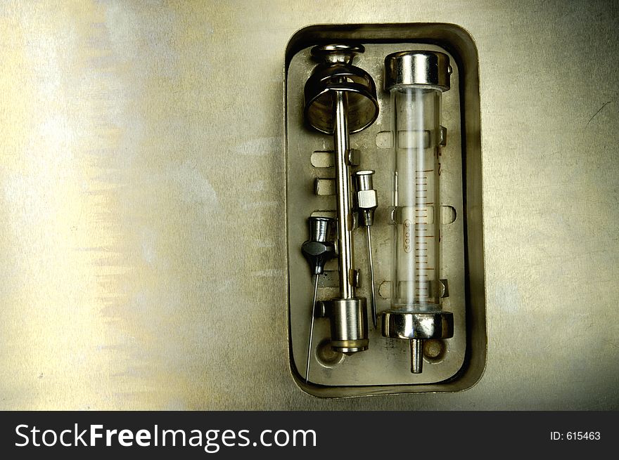 Syringe in box