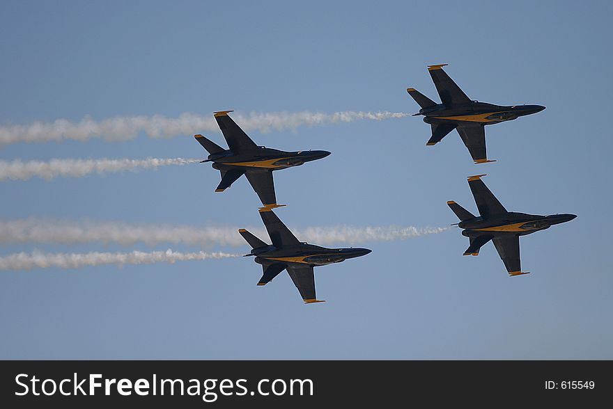 Blue Angels in Formation