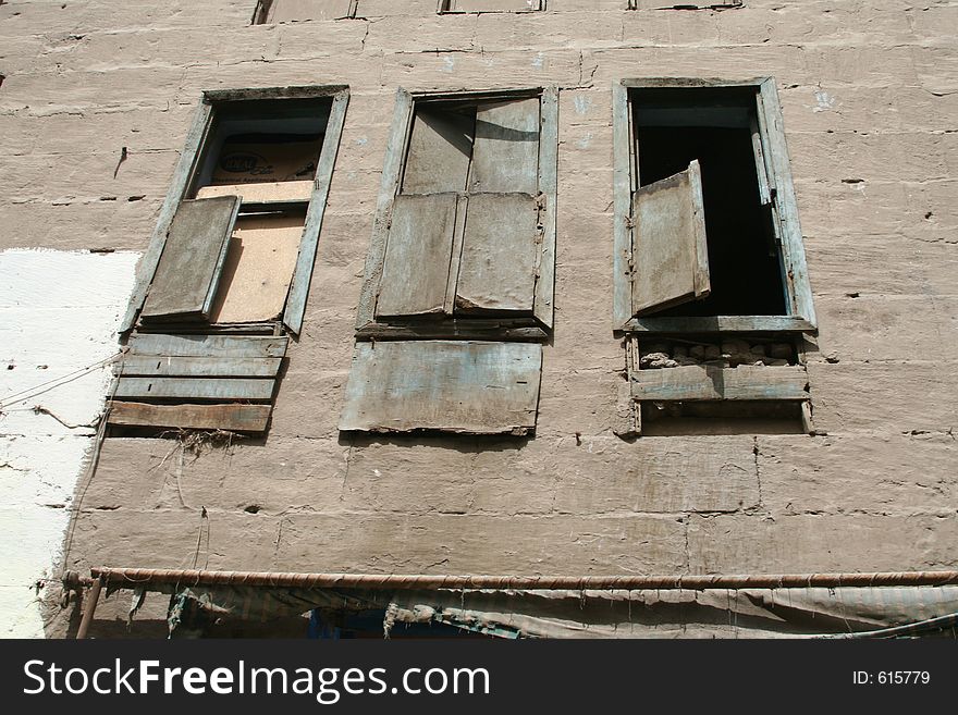 Old windows in Cairo, Egypt. Old windows in Cairo, Egypt