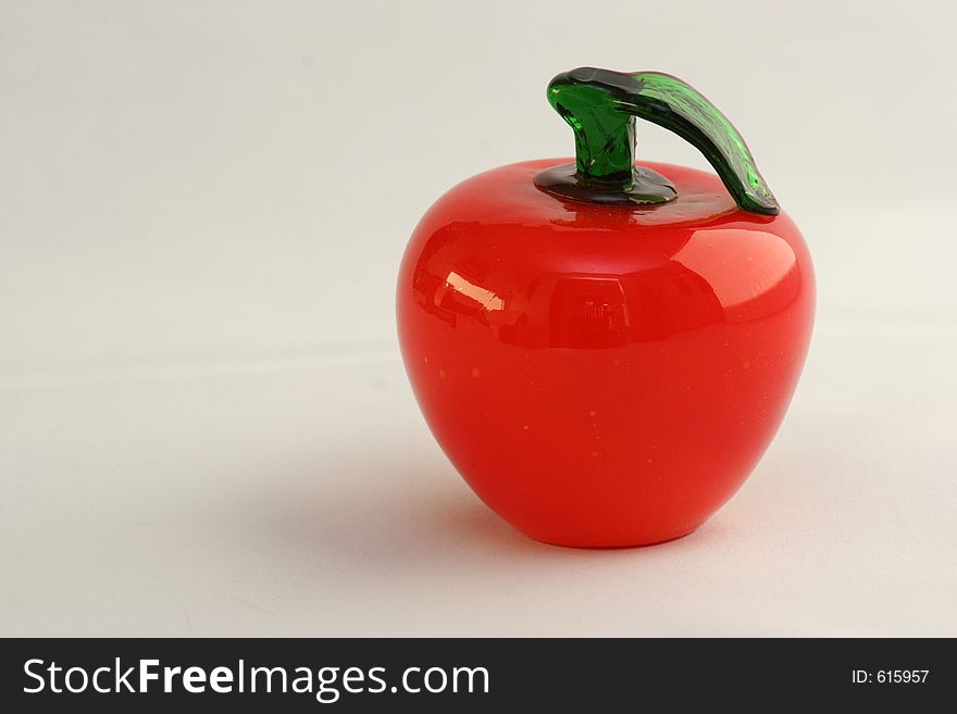 A Glass Fake Apple