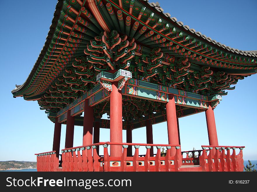 A pavillion that buddhist monks used to rest during their travels in Korea. A pavillion that buddhist monks used to rest during their travels in Korea.