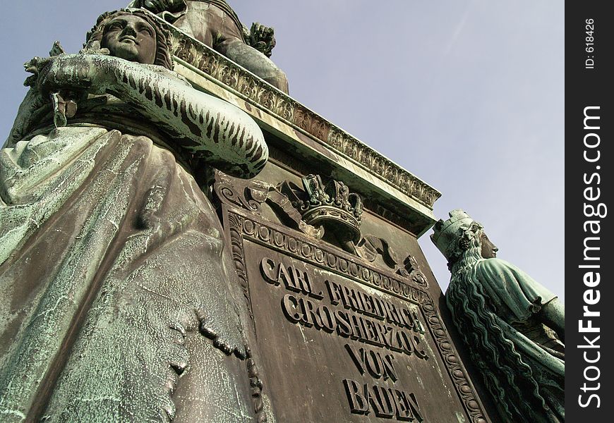 Statues at karlsruhe