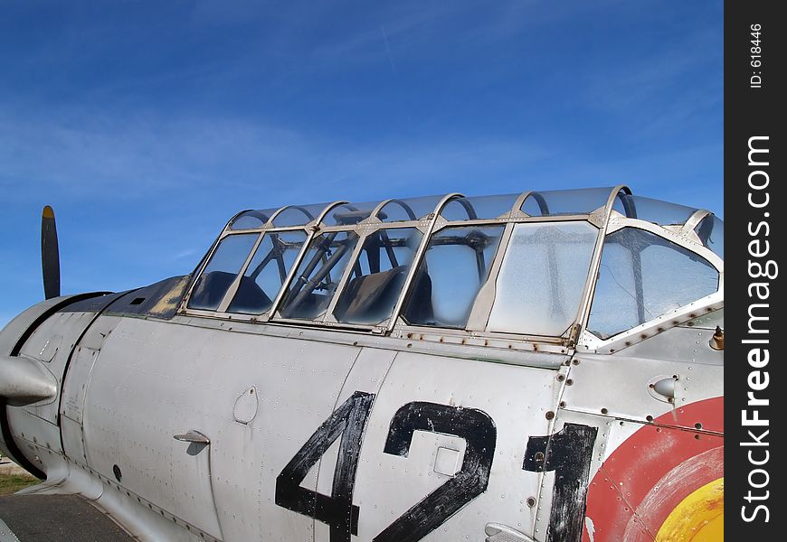 Old combat plane