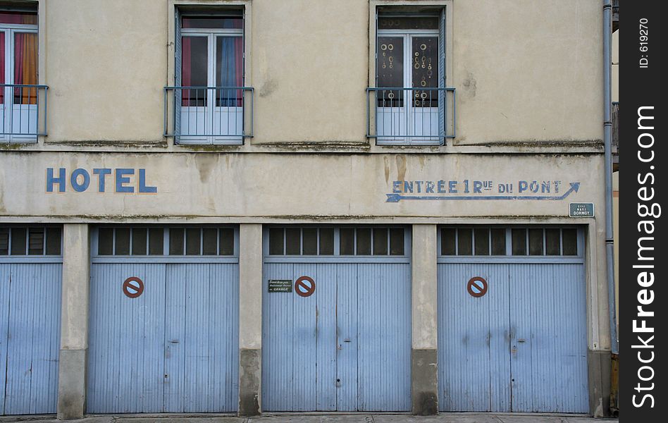 A hotel in arles, france. A hotel in arles, france