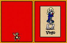 Virgo Zodiac Sign - Card Stock Images