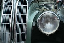 Headlight And Radiato Royalty Free Stock Image Headlight And Radiato Royalty Free Stock Image