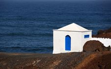 Small House On The Coast Stock Photography Small House On The Coast Stock Photography