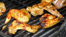 Chicken On Grill Stock Image Chicken On Grill Stock Image