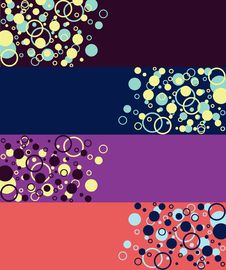 Bubble Banners Royalty Free Stock Image