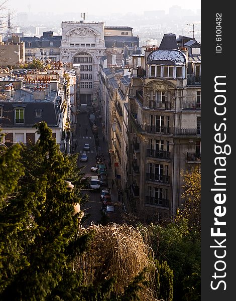 The picture is made during walk on a hill Montmartre. The picture is made during walk on a hill Montmartre