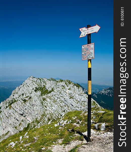 Top of the ridge in Romania