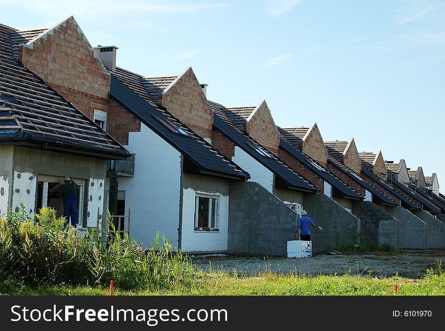 Townhouses Under Construction