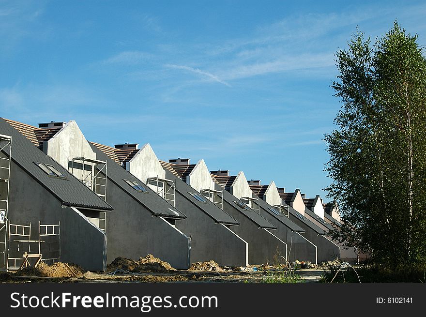 Townhouses Under Construction