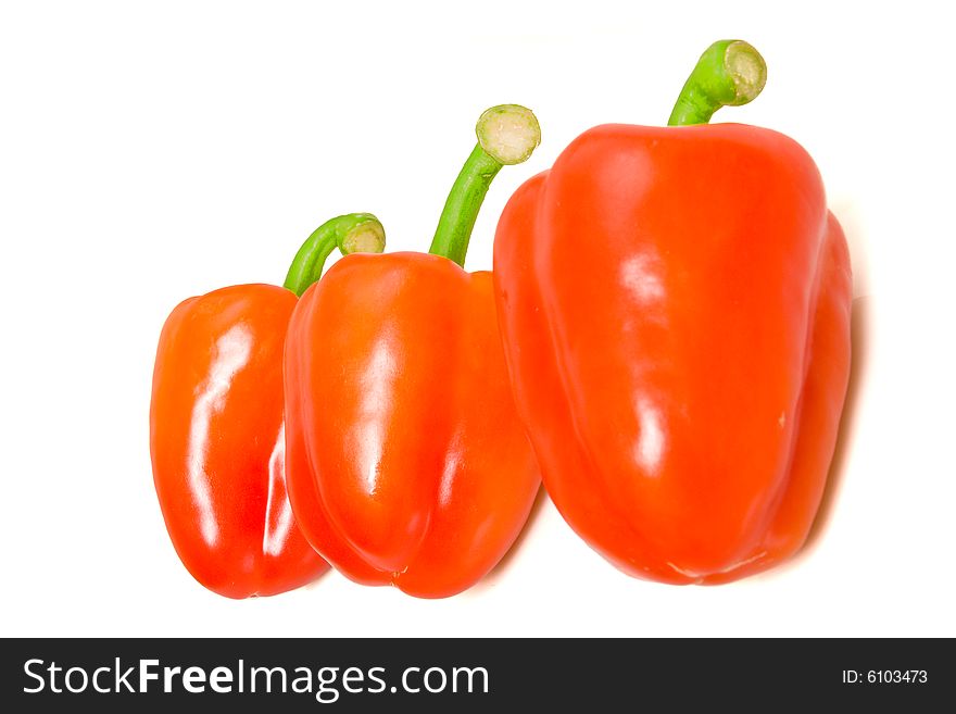 Three Red Peppers