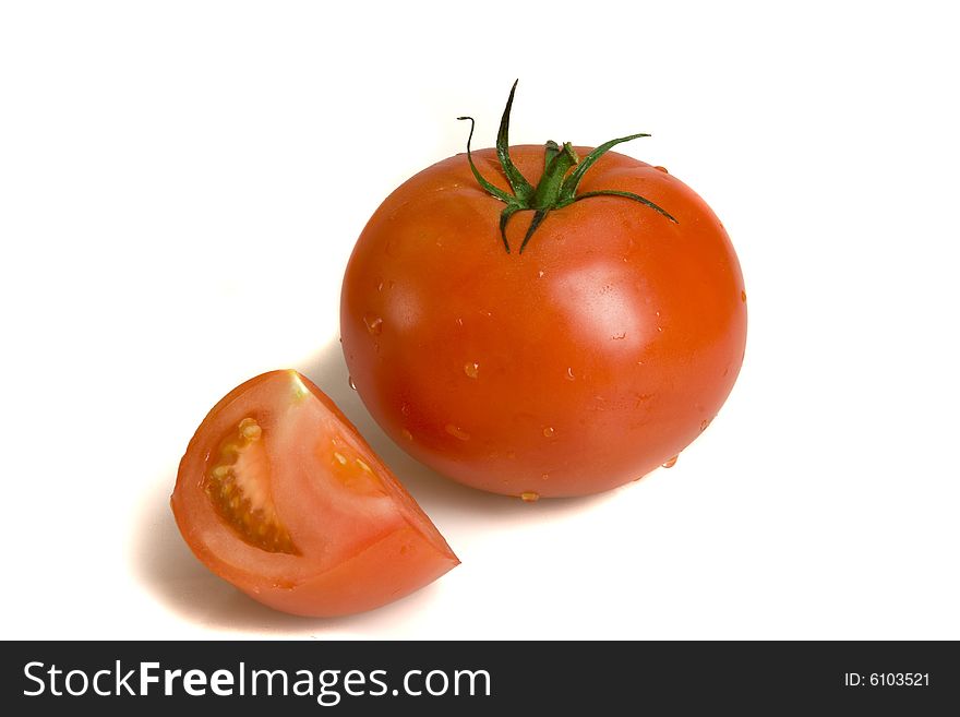 Fresh Tomato With Slice