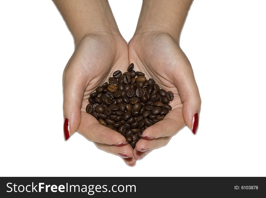 Straight Handful Of Coffee
