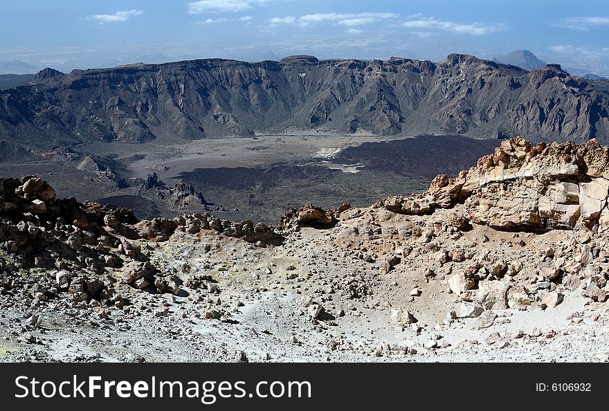 Mountains of El Teide in Tenerife island, Spain. Mountains of El Teide in Tenerife island, Spain