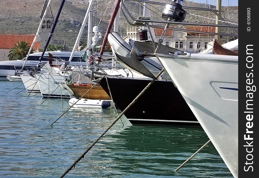 Trogir, Croatia Boats