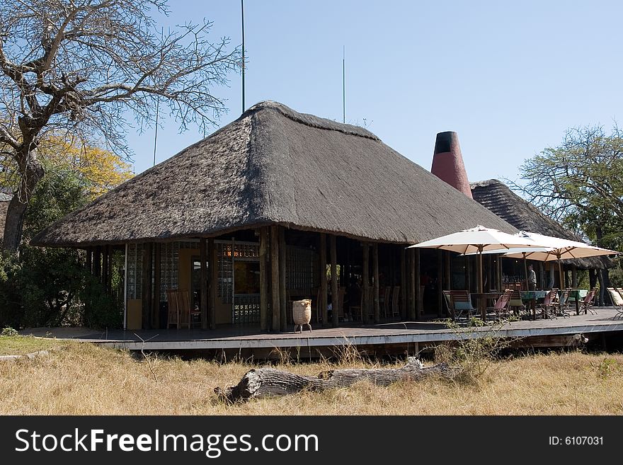 Typical kruger park lodge for safari in south africa. Typical kruger park lodge for safari in south africa