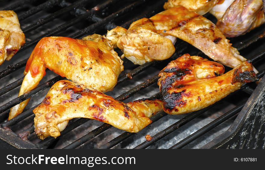 Chicken On Grill